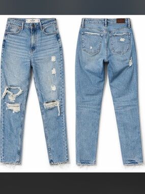 Hollister Light Blue ripped Jeans